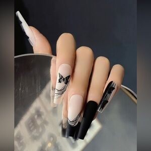 Coffin/Ballerina Shqped Press-On Nails
